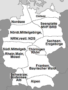Landkarte Deutschland